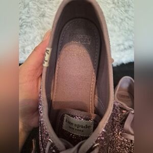 Keds x Kate Spade Purple Glitter Sneakers | Women’s 8